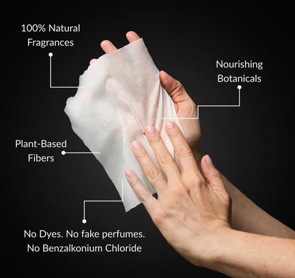 Bergamot Nourishing Hand Sanitizing Travel Wipes