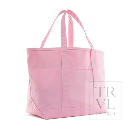 TRVL Maxi Tote-Coated Canvas Peony