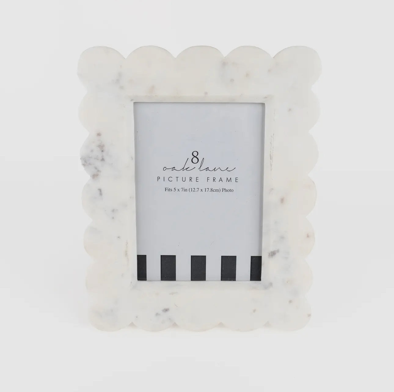 Marble Scalloped Picture Frame