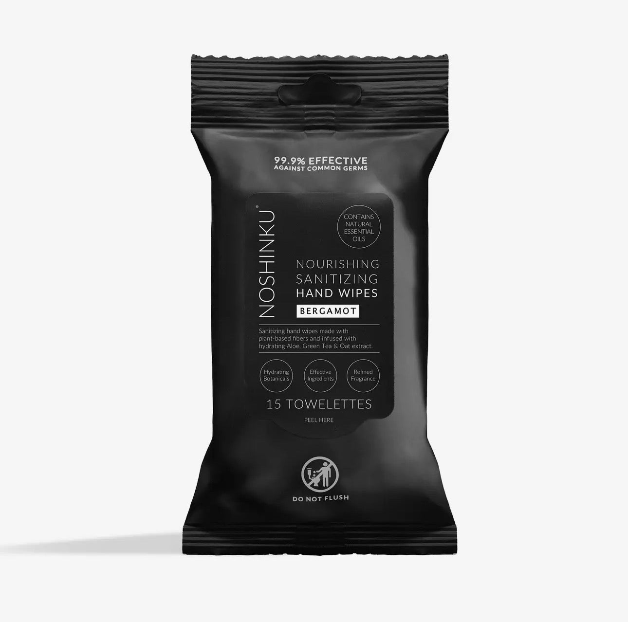 Bergamot Nourishing Hand Sanitizing Travel Wipes