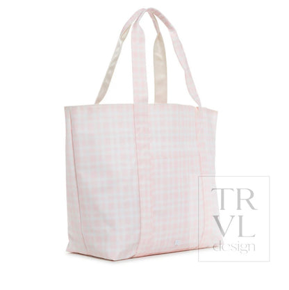TRVL Jumbo Tote-Pimlico Plaid Pink