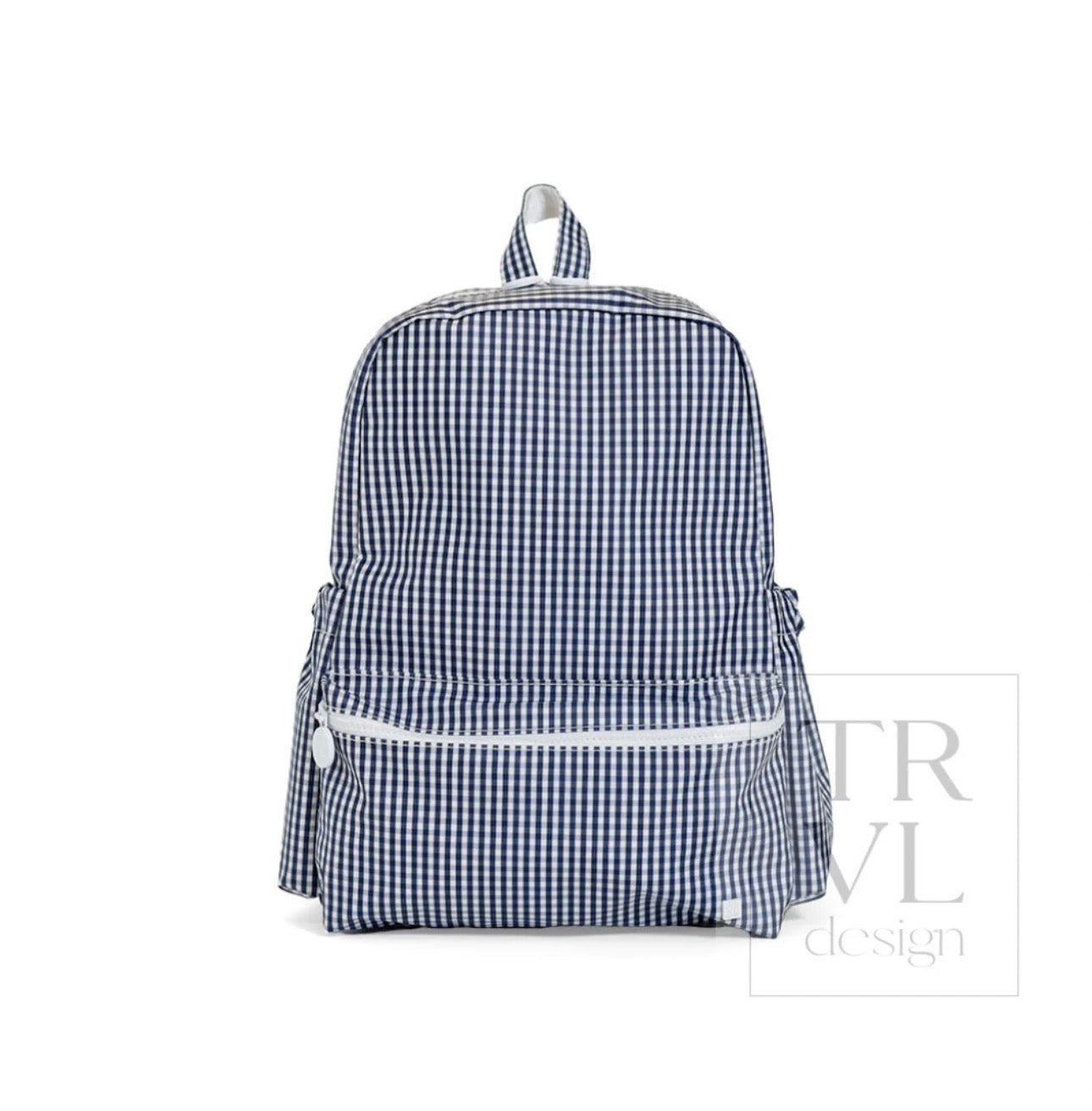 TRVL Backpacker-Gingham Navy
