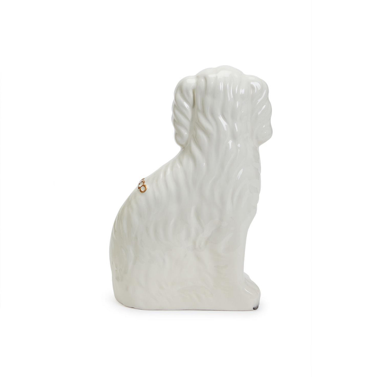 White Staffordshire Dog Statues