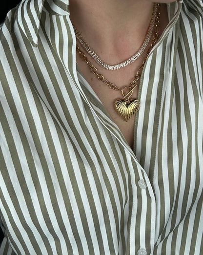 Gold Tennis Necklace