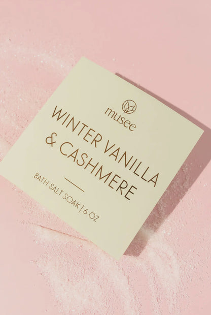 Winter Vanilla & Cashmere Bath Salt Soak