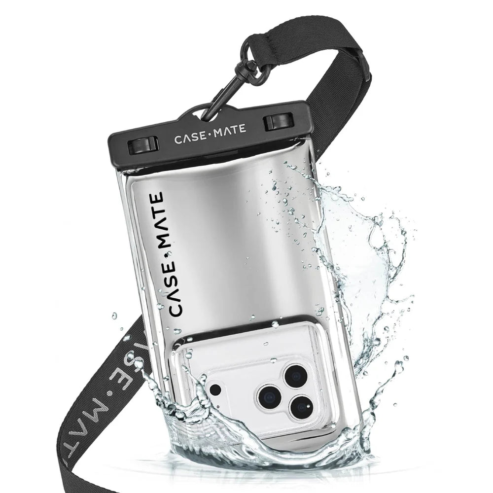 Silver Chrome-Waterproof floating pouch