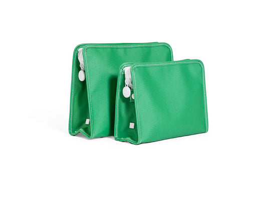 TRVL Roadie Medium-Coated Canvas Kelly Green