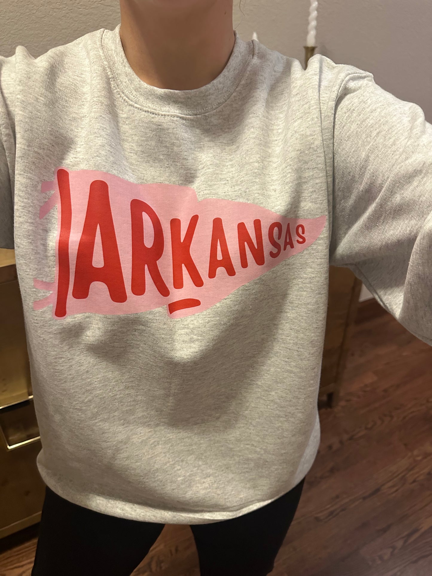 Arkansas Pennant Crewneck
