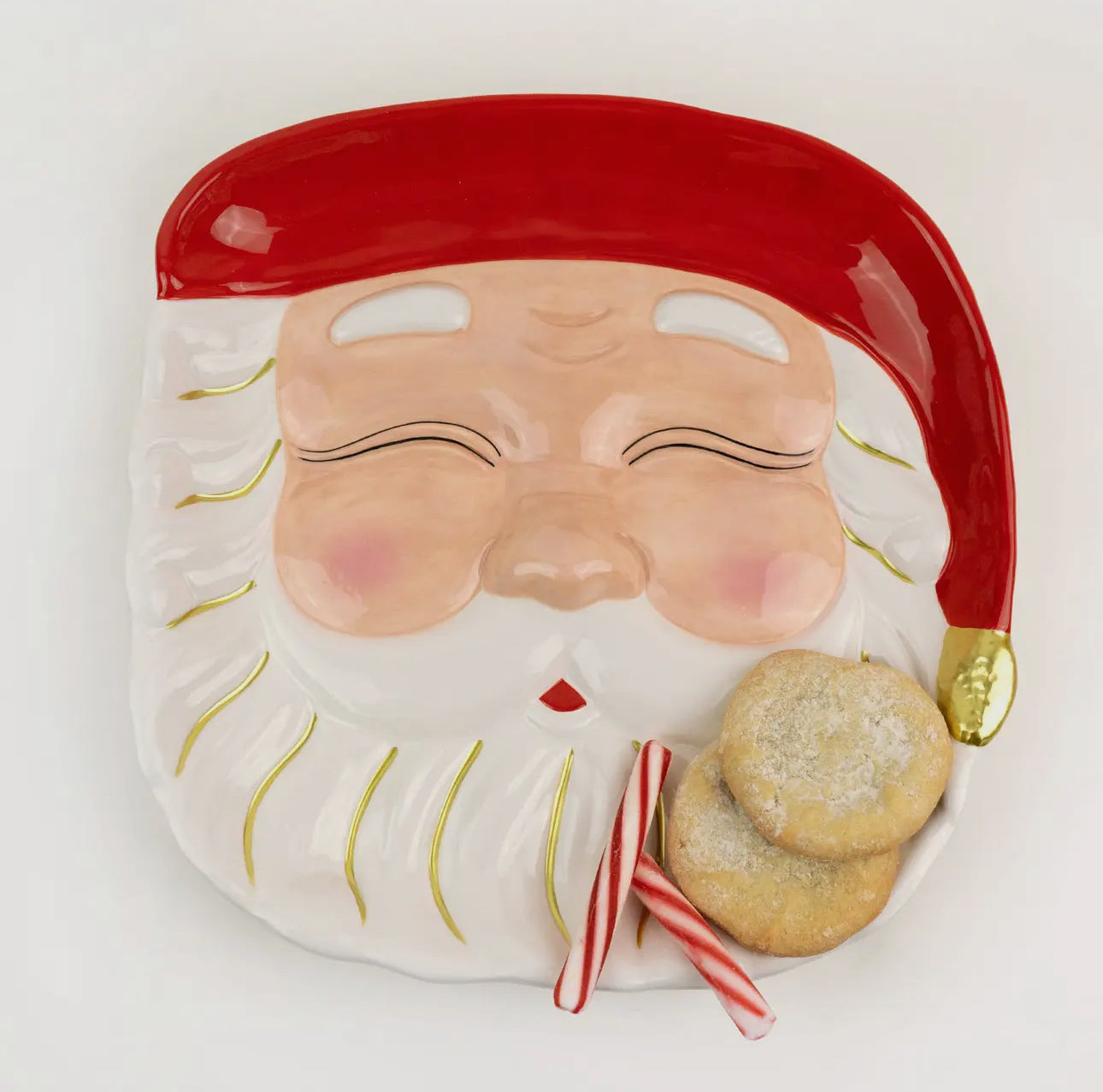Red Santa Platter