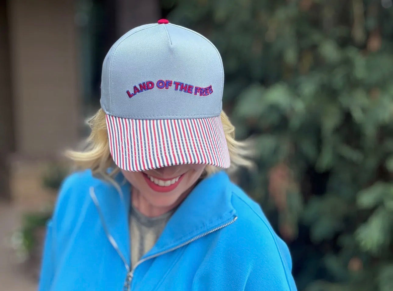 Land of the Free Embroidered Hat