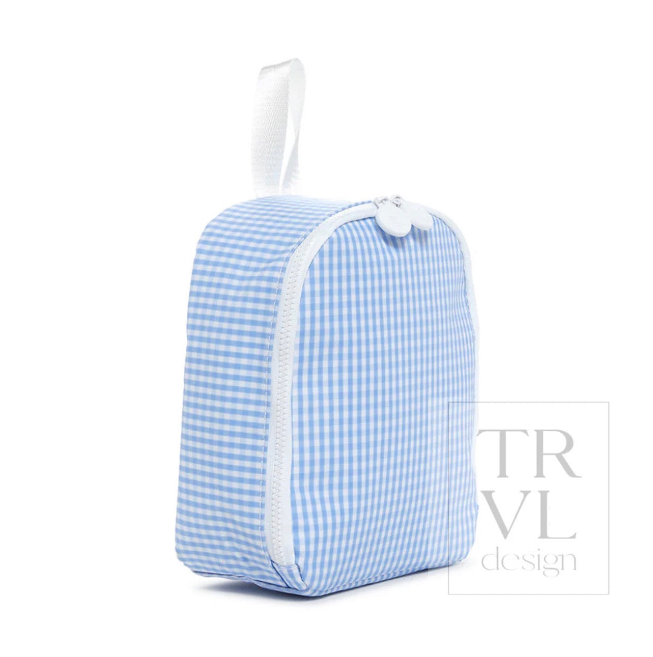TRVL Bring It Lunch Bag-Gingham Sky