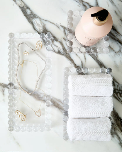 Small Bubble Lucite Tray