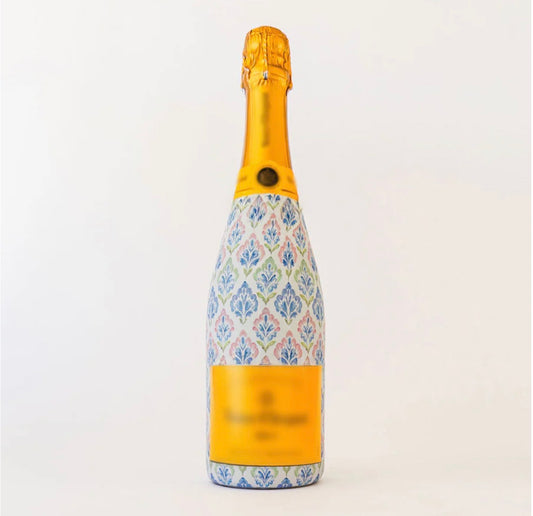 Grandmillenial Pastel Jewels Bottle Wrap-Champagne Edition
