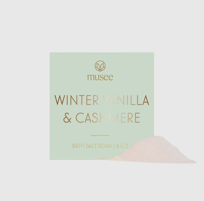 Winter Vanilla & Cashmere Bath Salt Soak