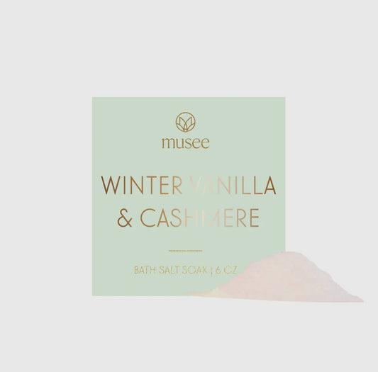 Winter Vanilla & Cashmere Bath Salt Soak