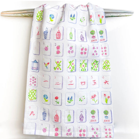 Mahjong Tea Towel