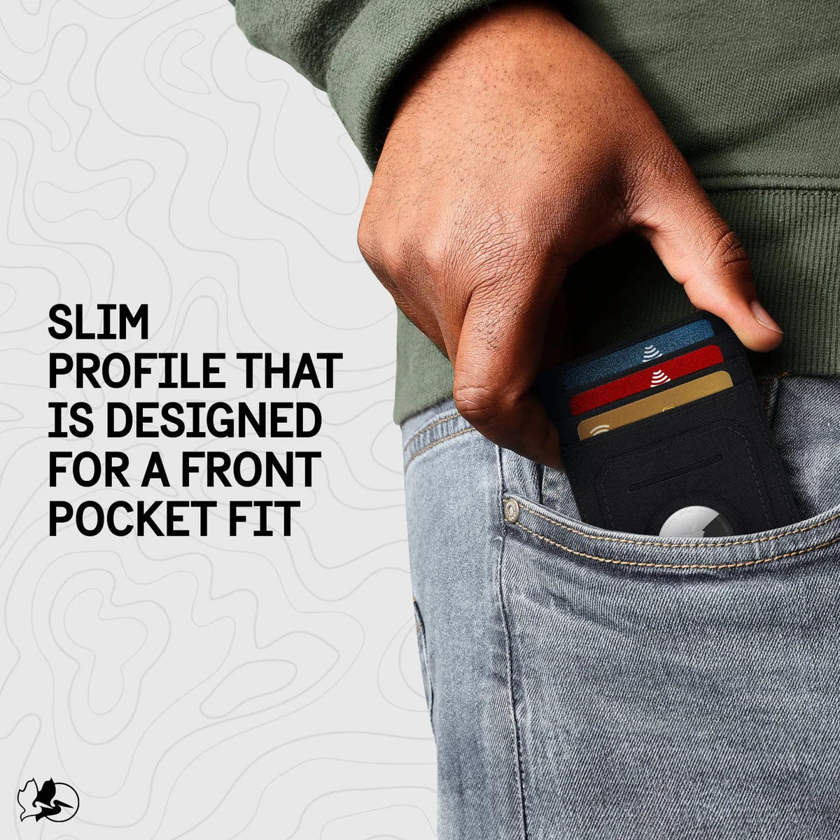 Pelican Black AirTag RFID Wallet