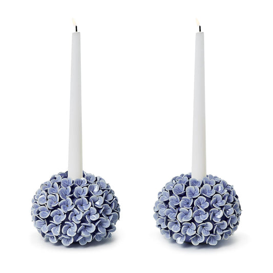 Hydrangea Flower Bud Vases / Taper Candle Holder