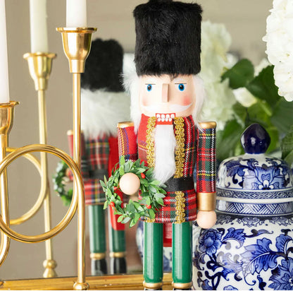 Tartan Plaid Nutcracker- 15”