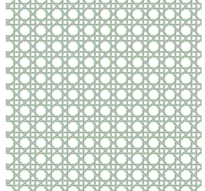 Green and White Cane Bottle Wrap- Prosecco Edition