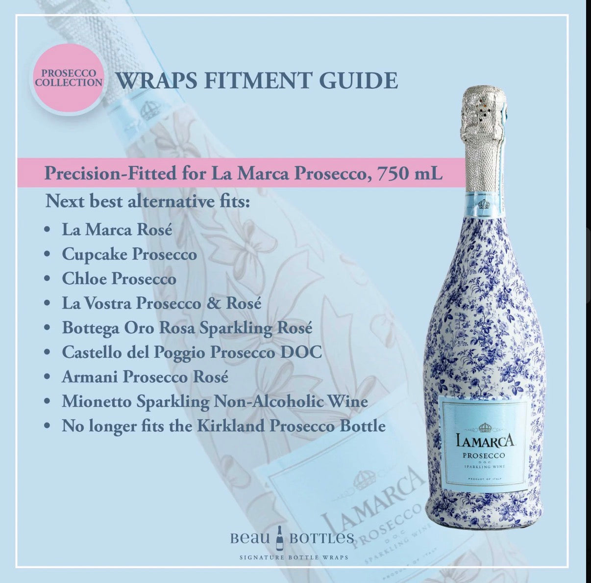 Mahjong Bottle Wrap-Prosecco Edition