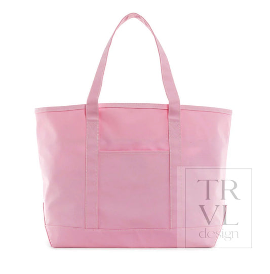 TRVL Maxi Tote-Coated Canvas Peony