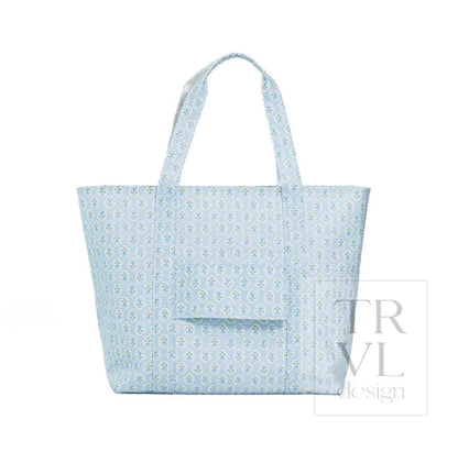 TRVL Jumbo Tote-Petite Fleur Blue