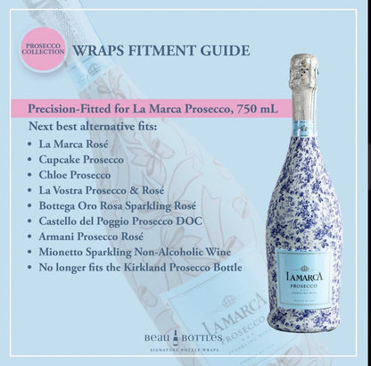 Colorful Dots Bottle Wrap-Prosecco Edition