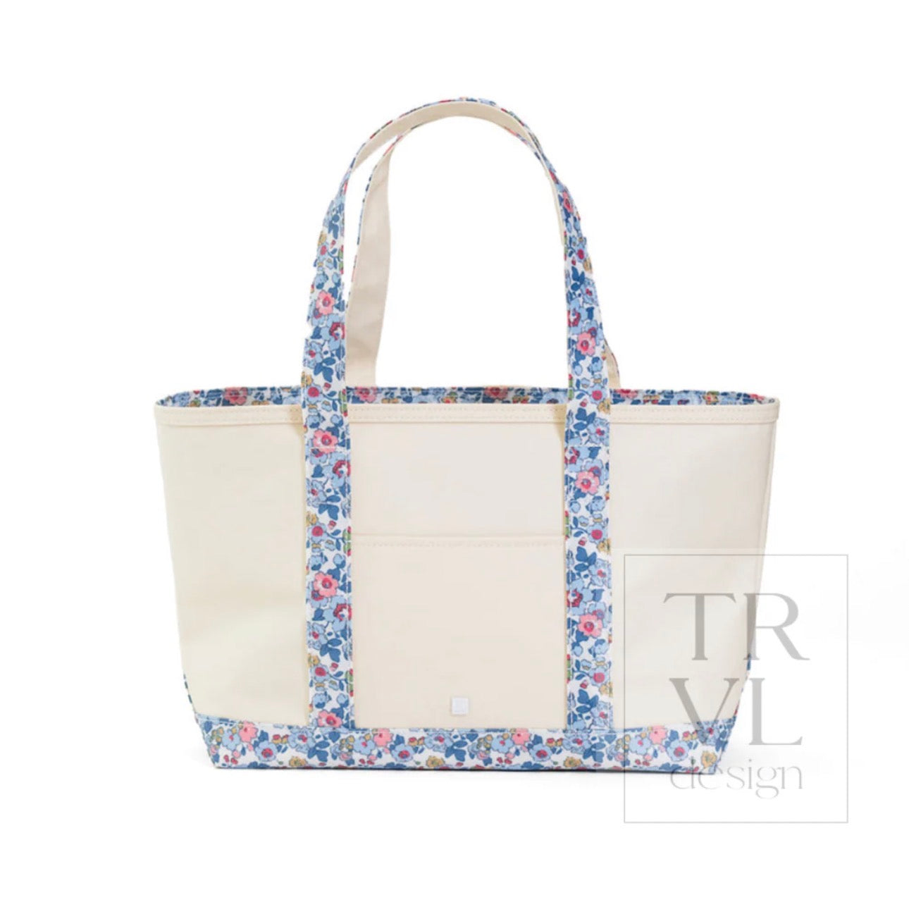 TRVL Medium Tote-Coated Canvas with Bridgehampton