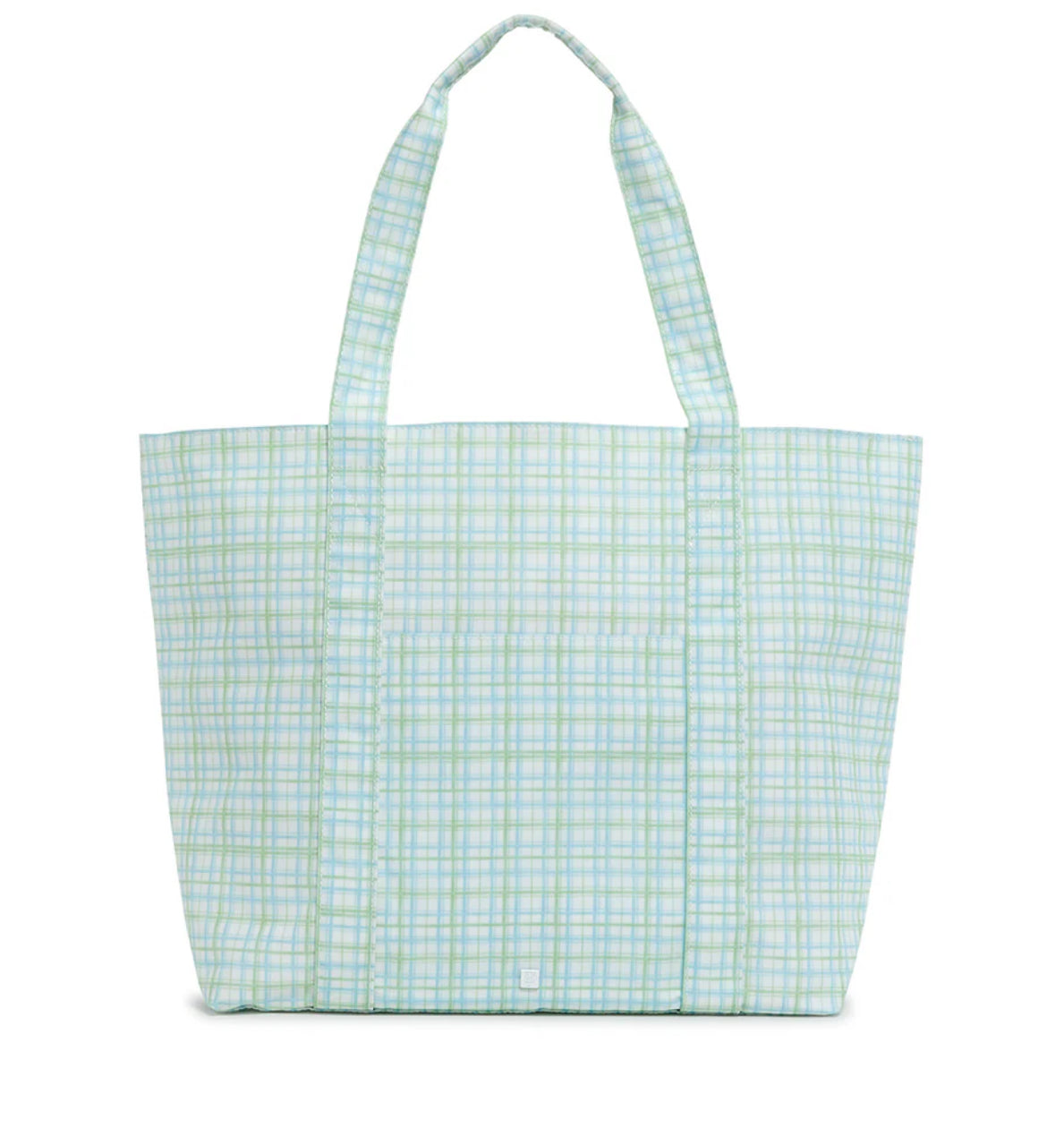 TRVL Jumbo Tote-Classic Plaid Green