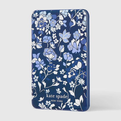 Kate Spade Flower Blue MagSafe Portable Charger