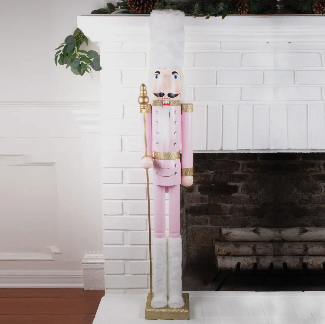 Pink 4ft Nutcracker