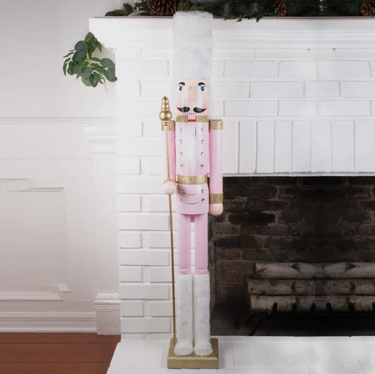 Pink 4ft Nutcracker