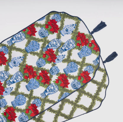 Chinoiserie Reversible Table Runner