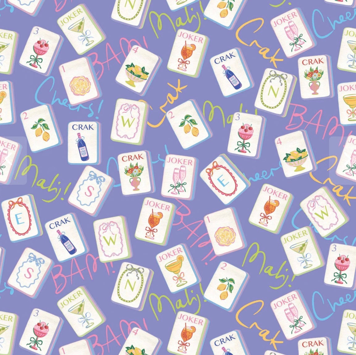 Mahjong Bottle Wrap-Prosecco Edition