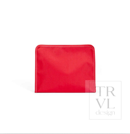 TRVL Large Roadie-Coated Canvas Red