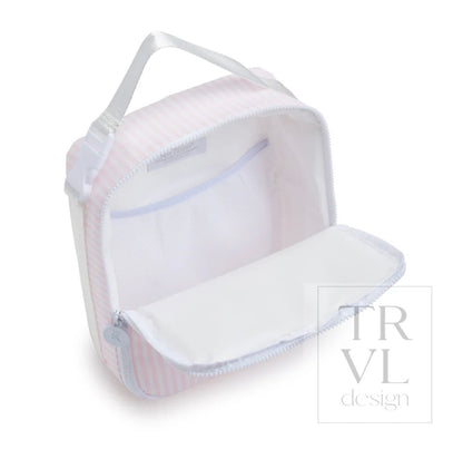 TRVL Lunch Box Insulated Bag-Pink Ribbon Floral