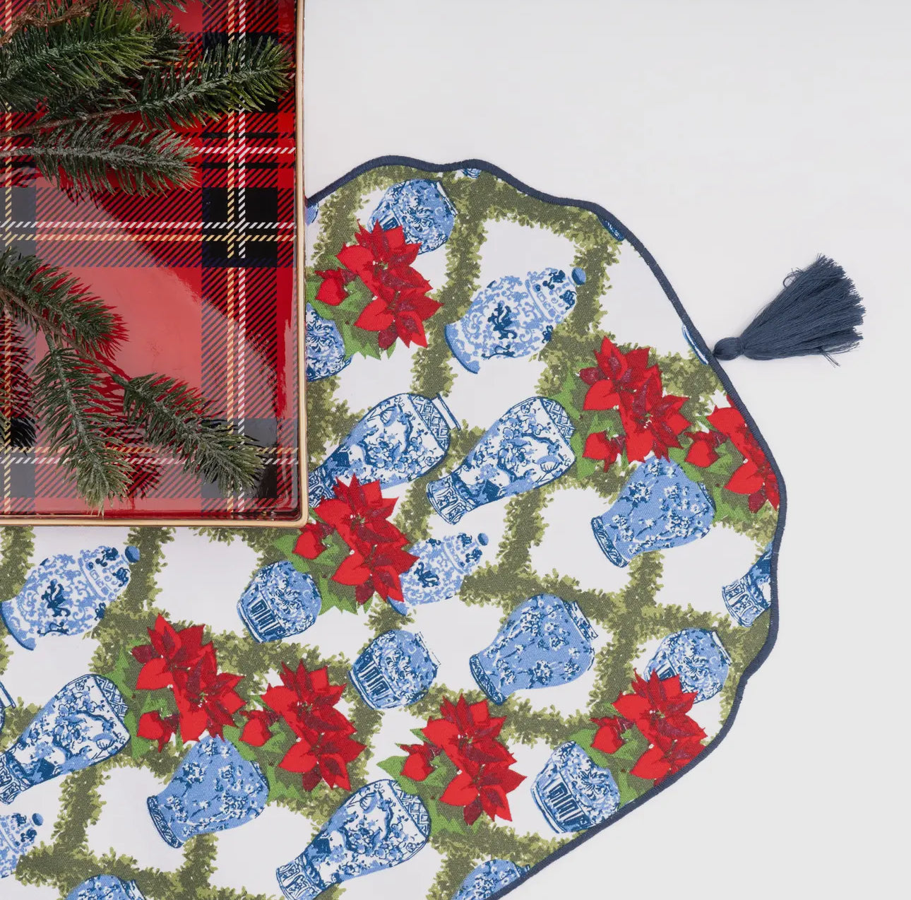 Chinoiserie Reversible Table Runner