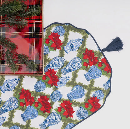 Chinoiserie Reversible Table Runner