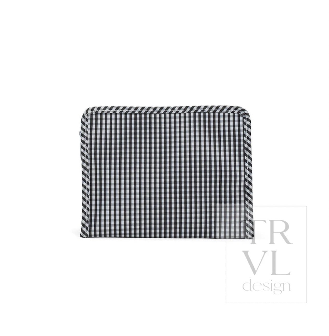 TRVL Medium Roadie-Gingham Black