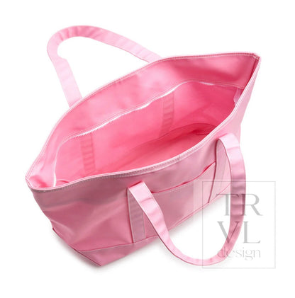 TRVL Maxi Tote-Coated Canvas Blue Bell