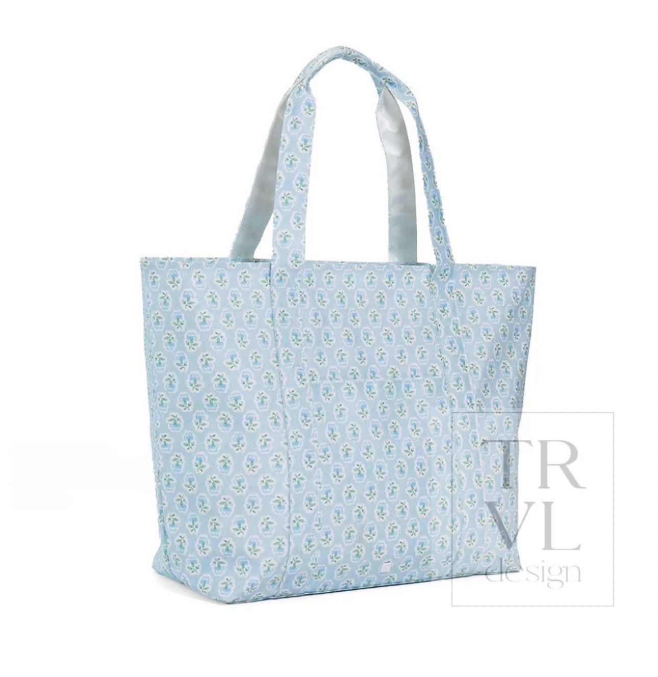 TRVL Jumbo Tote-Petite Fleur Blue
