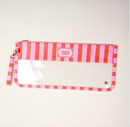 Sicily Stripes Mahjong Tile Pouch