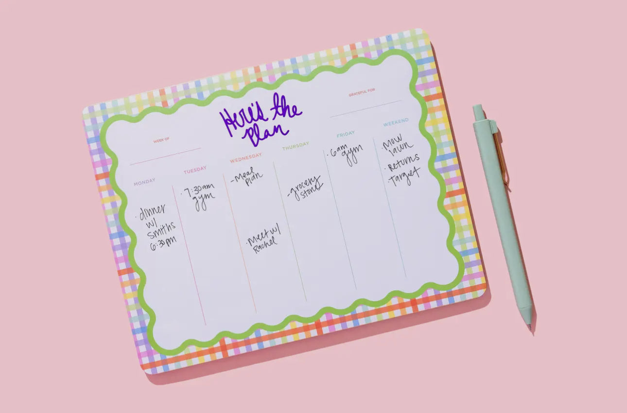 “Here’s the Plan”-Weekly Planner