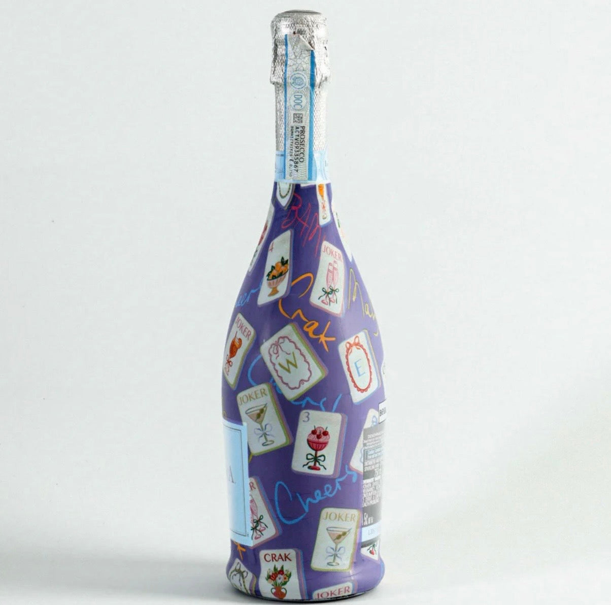 Mahjong Bottle Wrap-Prosecco Edition