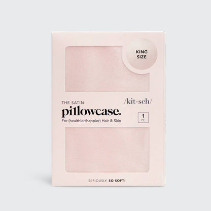 Blush-King Satin Pillowcase