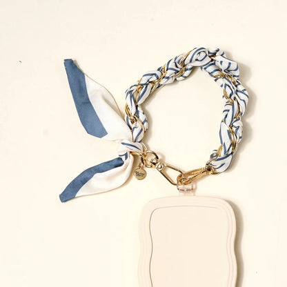 Blue Stripe Phone Scarf