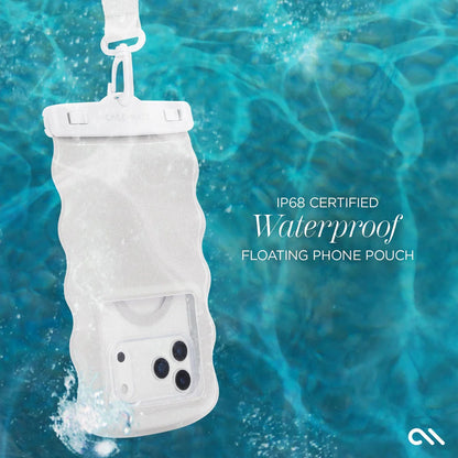Wavy Ivory Twinkle-Waterproof floating pouch