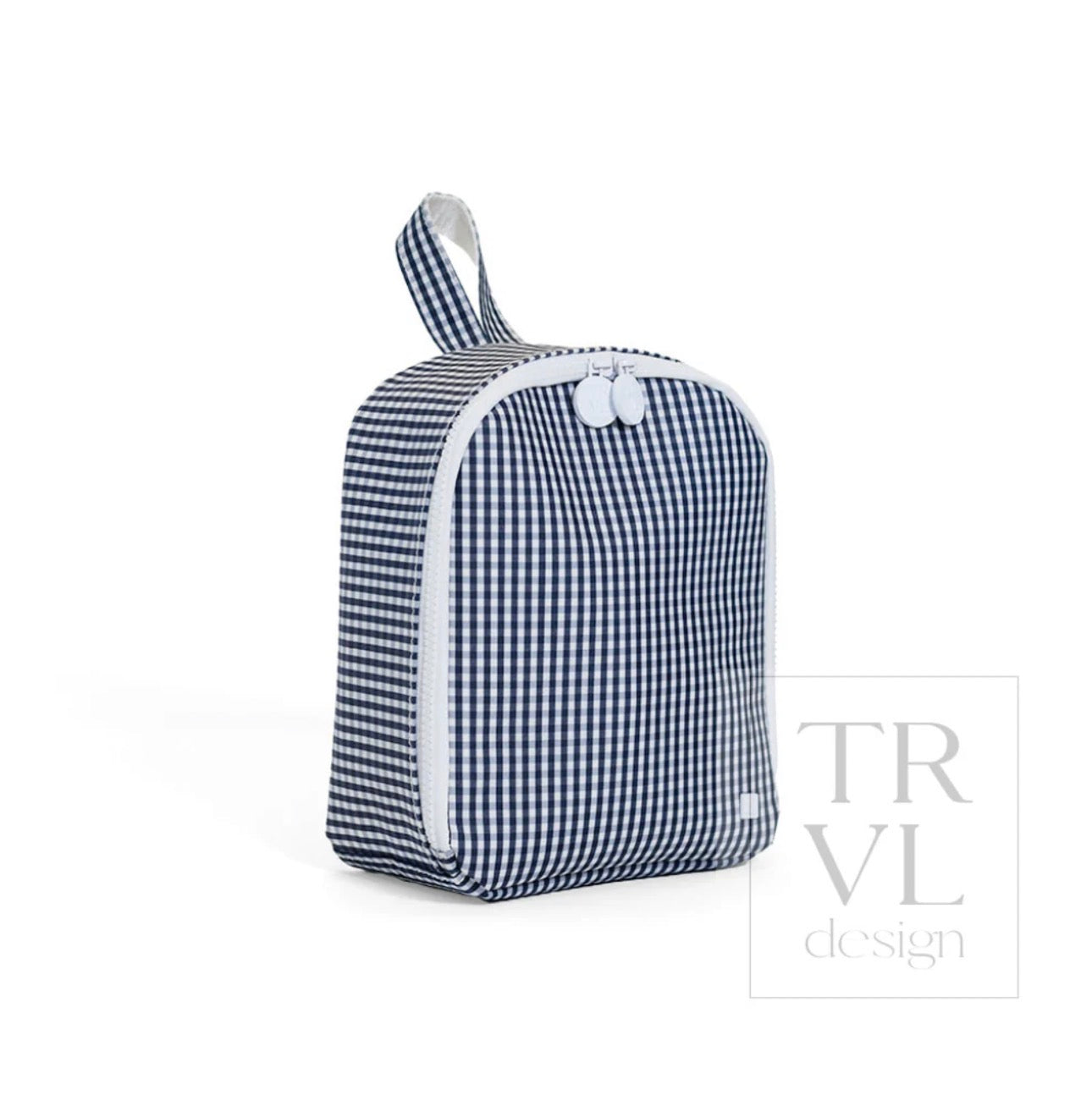 TRVL Bring It Lunch Bag-Gingham Navy