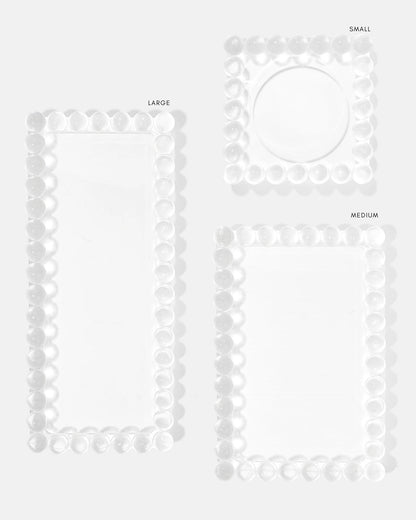 Medium Bubble Lucite Tray